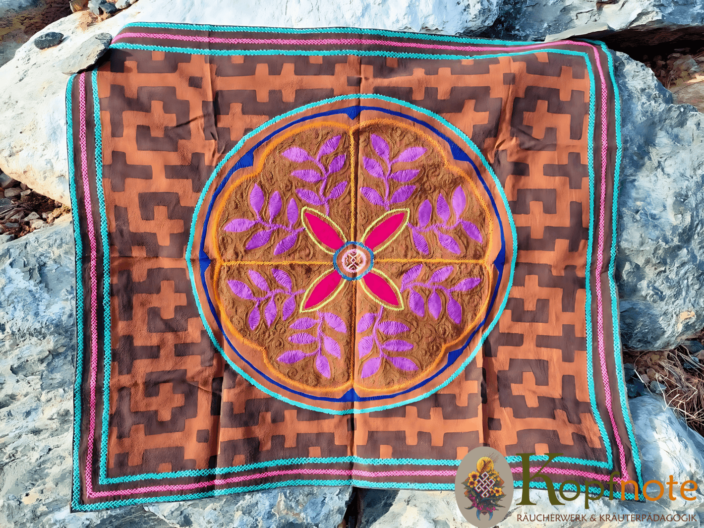 Shipibo Ritualtuch, Wandbehang 70x60